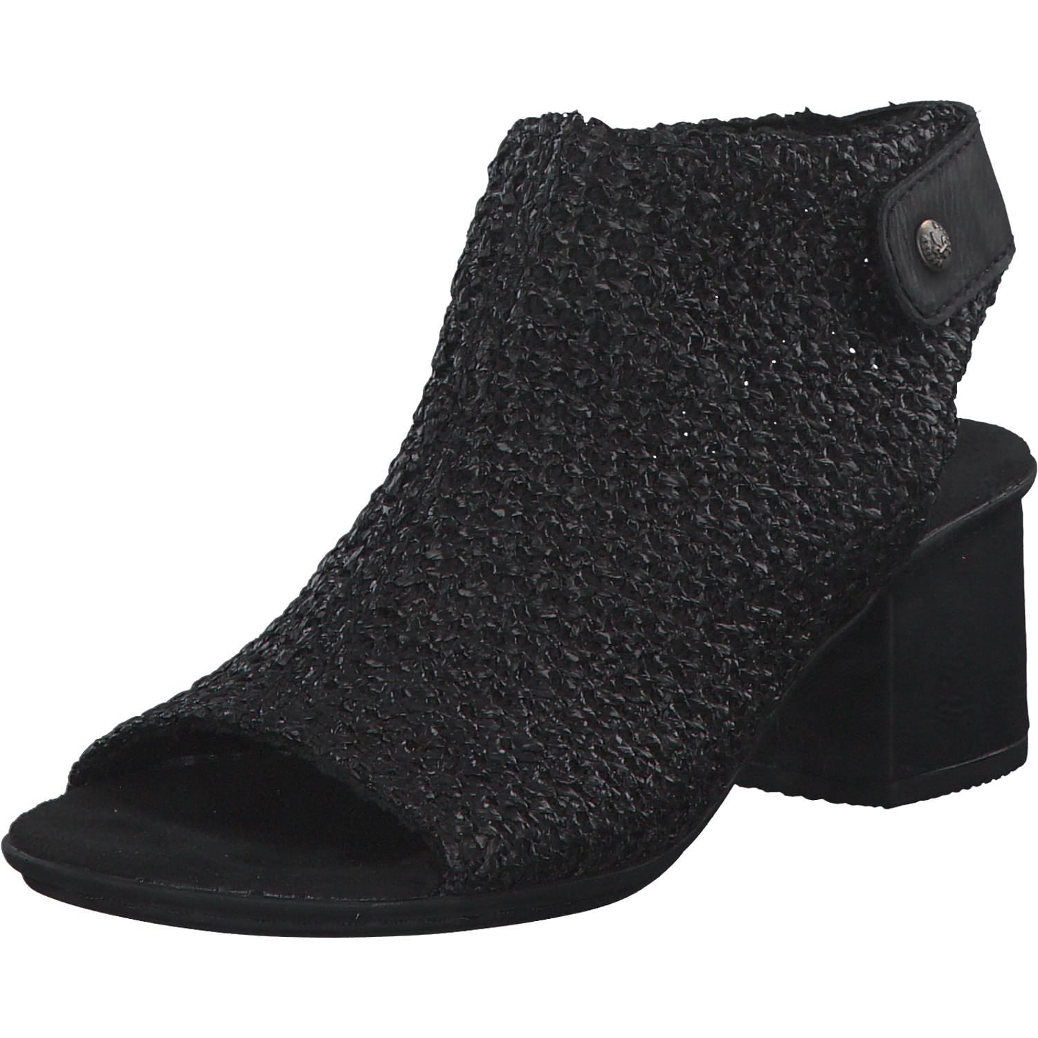 Rieker 64670, Plateau-Sandaletten, Damen, Schwarz