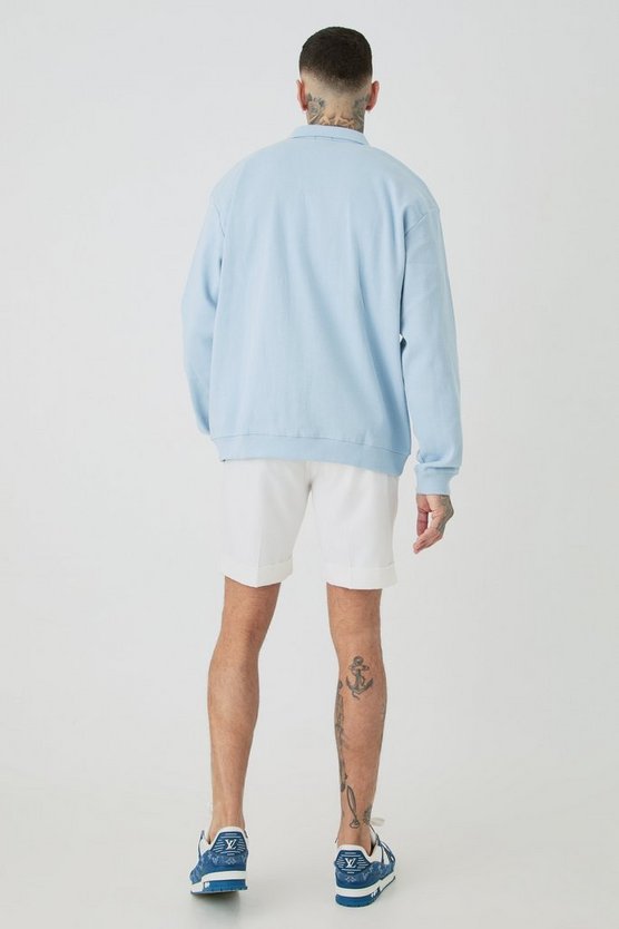 Tall gerippte Oversize Jacke