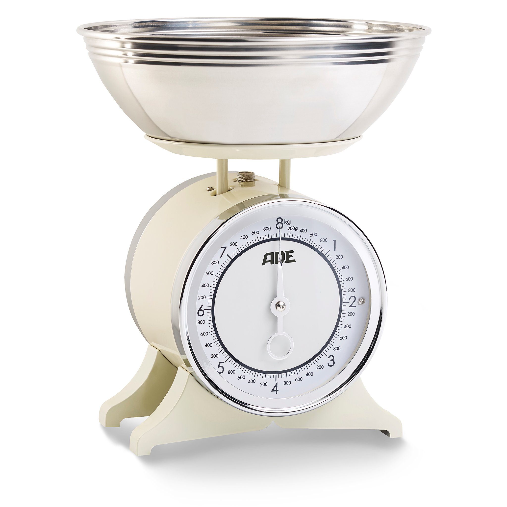 ADE Schüsselwaage KM1500, nostalgische Schüsselwaage im Retro-Design, Landhausstil
