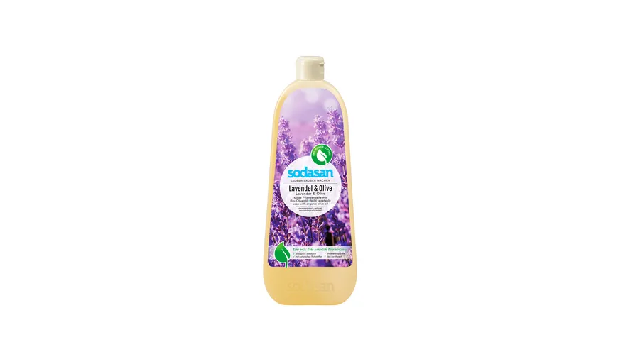 sodasan Flüssigseife Lavendel & Olive Nachfüller 1 l
