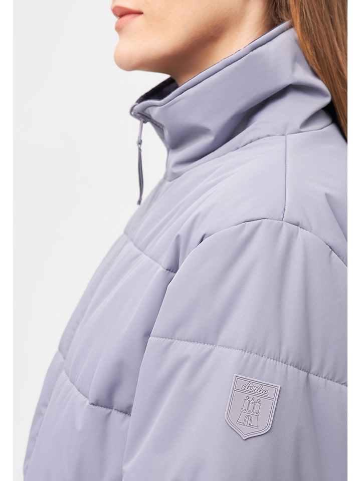 Derbe Wende-Regenjacke in Lavendel/ Aubergine günstig kaufen