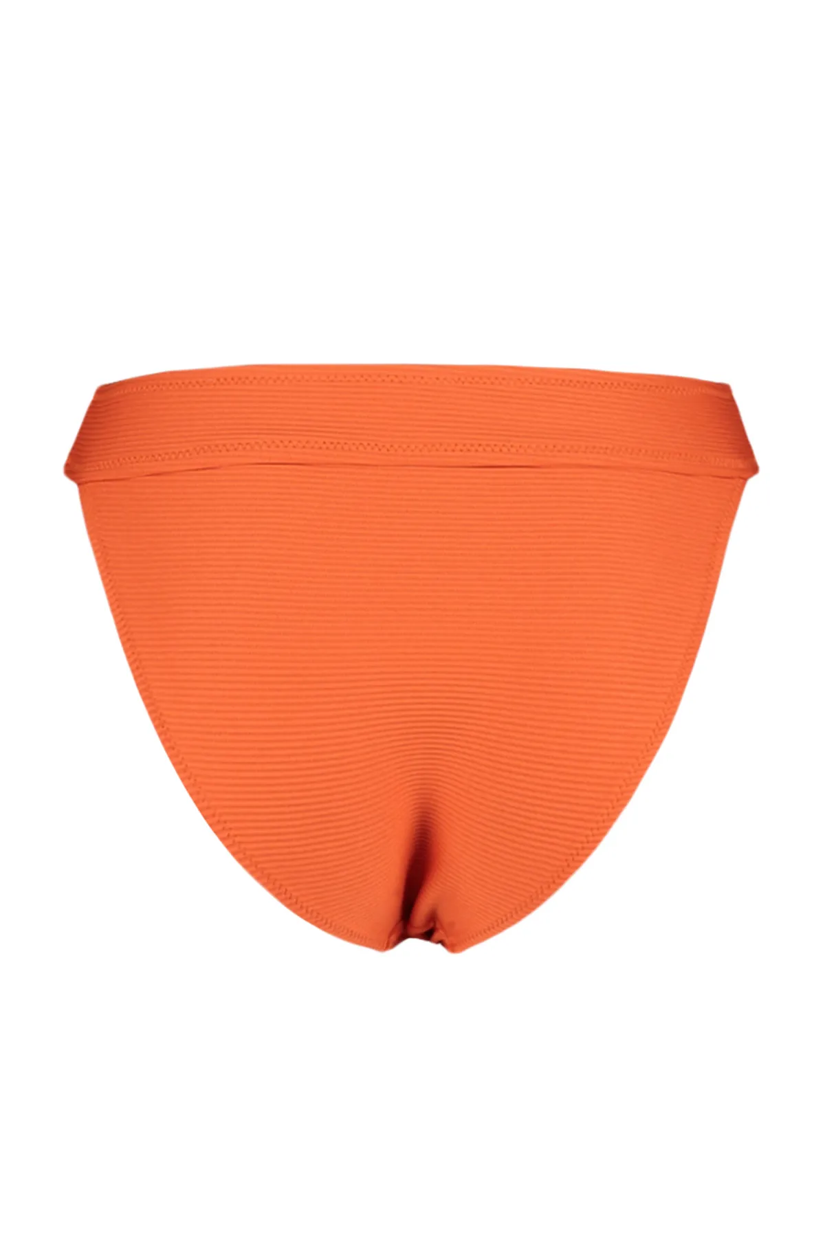 Trendyol Collection  Orange strukturierte Bikinihose mit normalem Beinausschnitt TBESS21BA0016