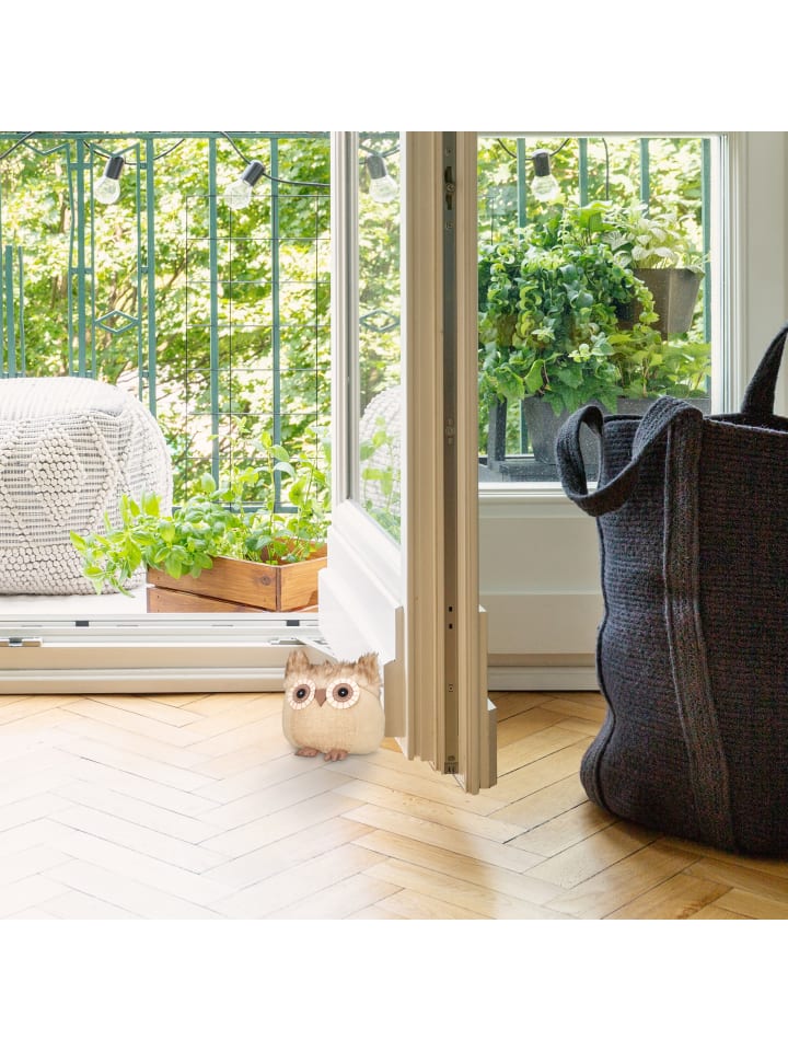 relaxdays Türstopper Eule in Braun günstig kaufen onesize