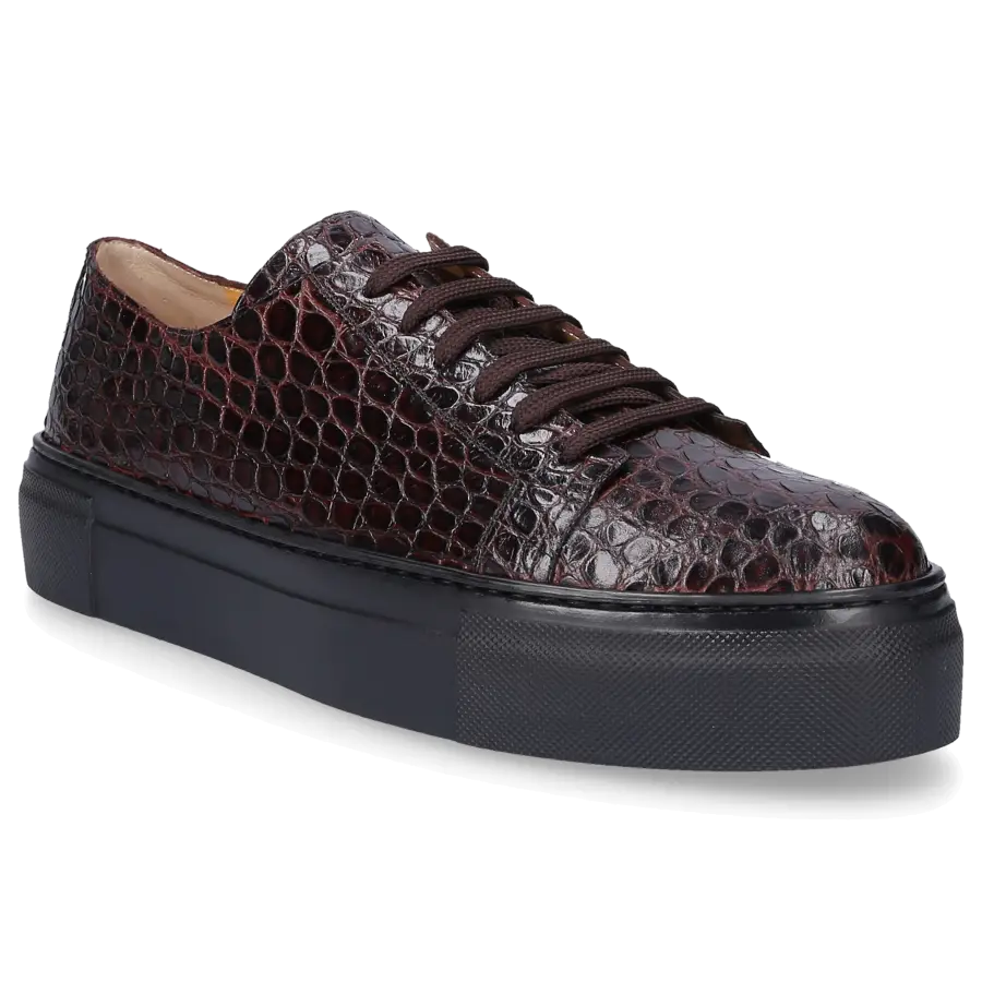 Truman's - Sneaker low 9093 Kalbsleder Prägung braun - braun