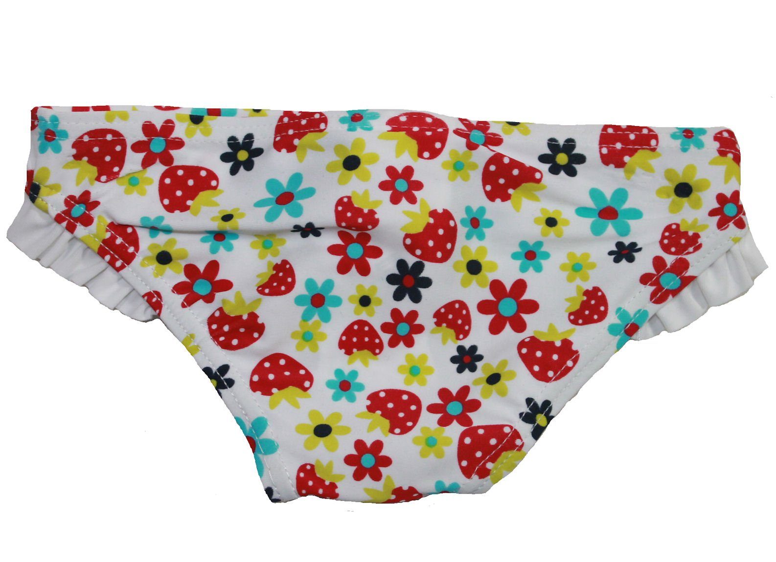 LOSAN Badehose Losan Baby Mädchen Badehose Badeslip Bikinihose weiß