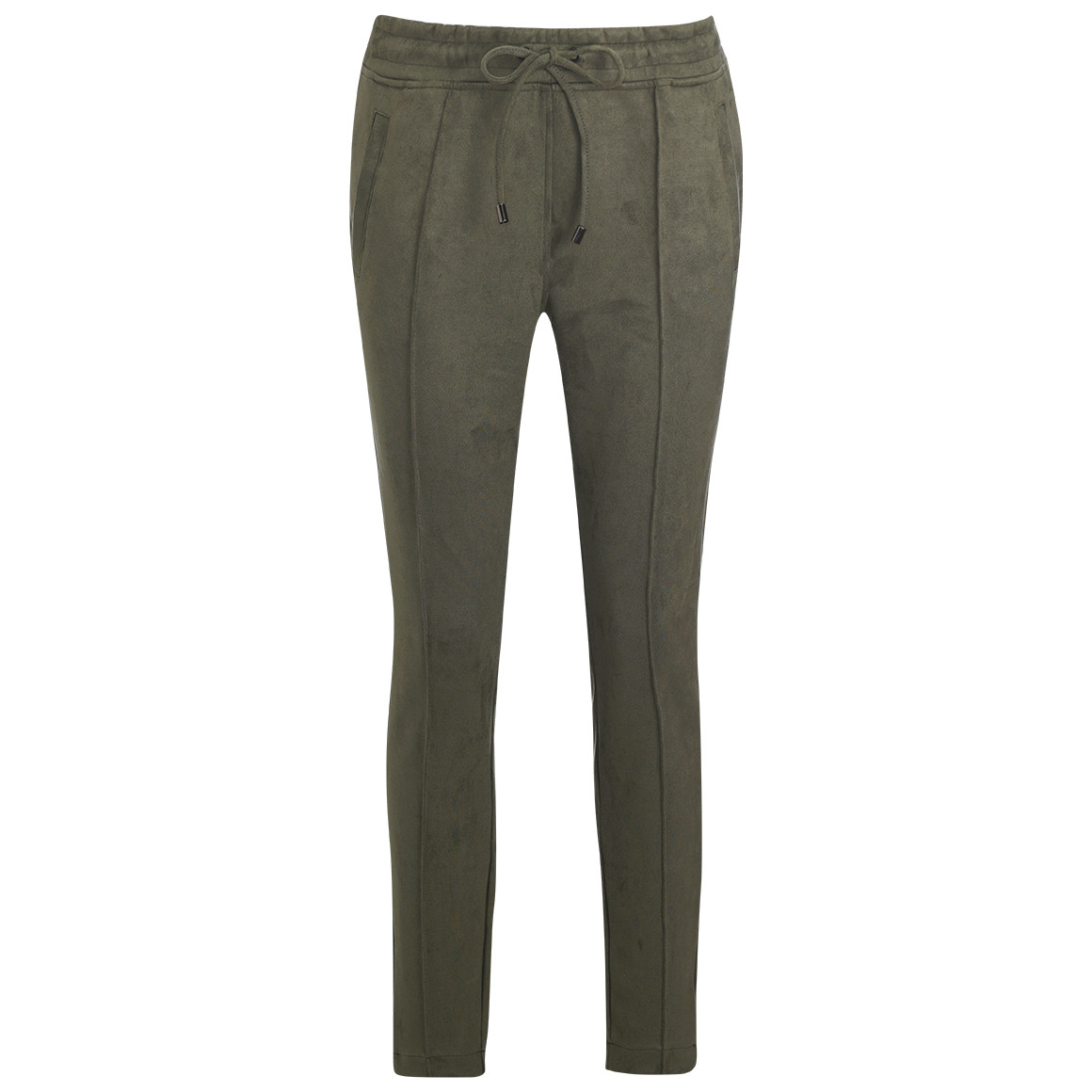Damen Jogpants in Velours-Optik