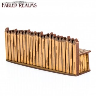 28mm Straight Palisade Wall