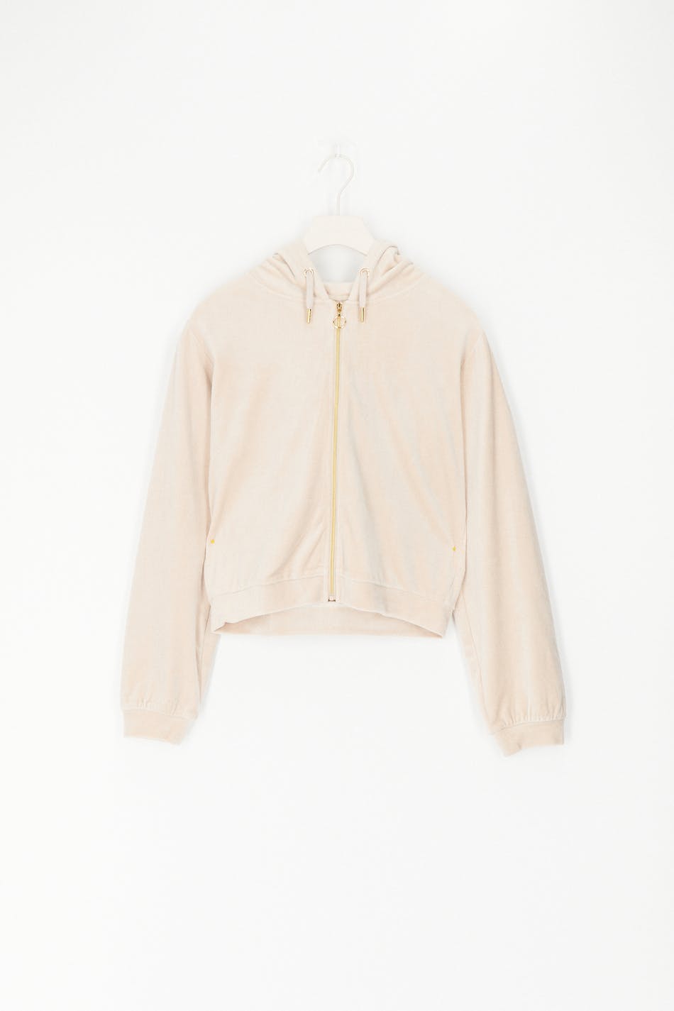 Y velour zip hoodie