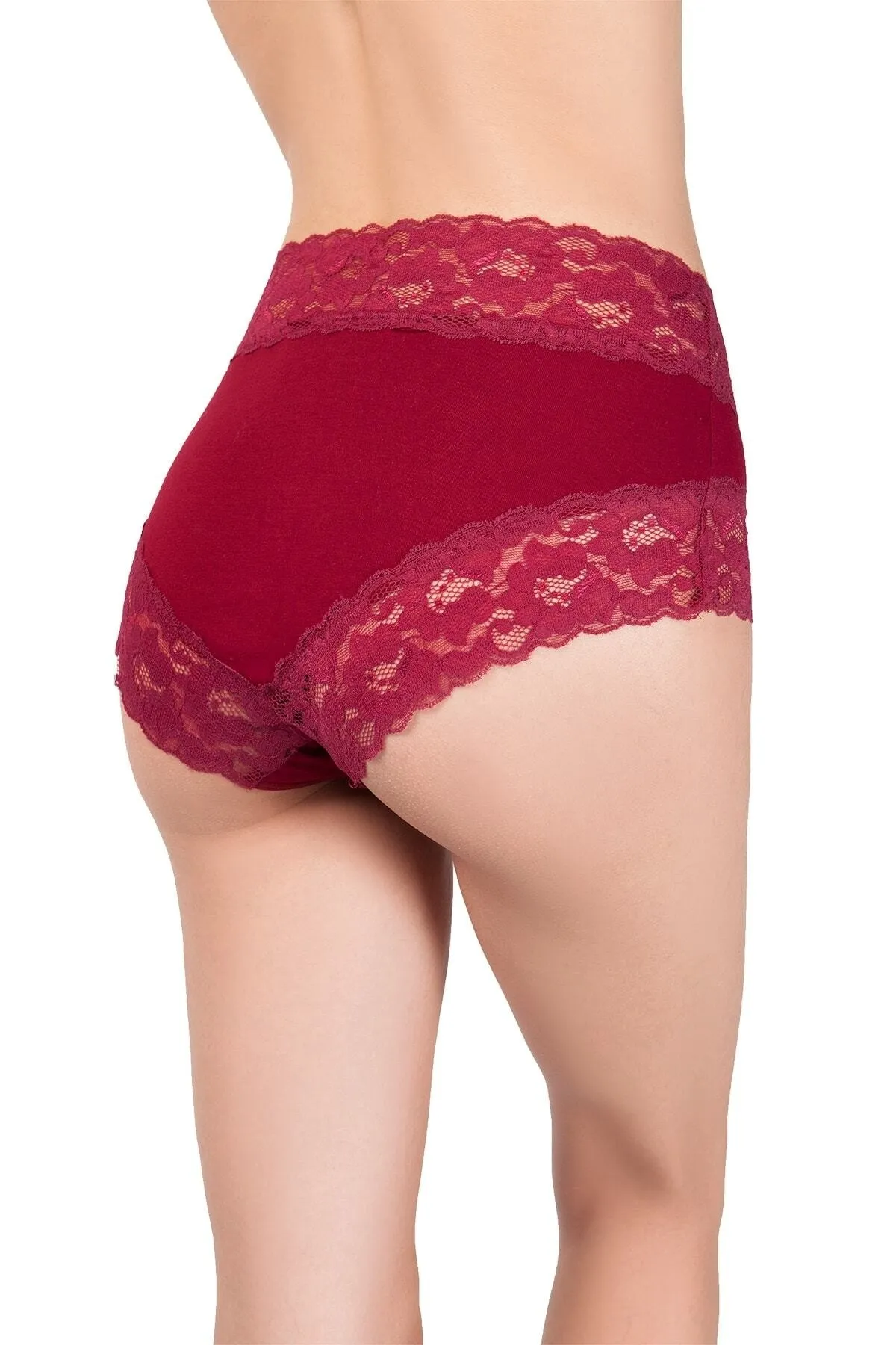 Miorre  Spitzenhöschen mit hoher Taille
