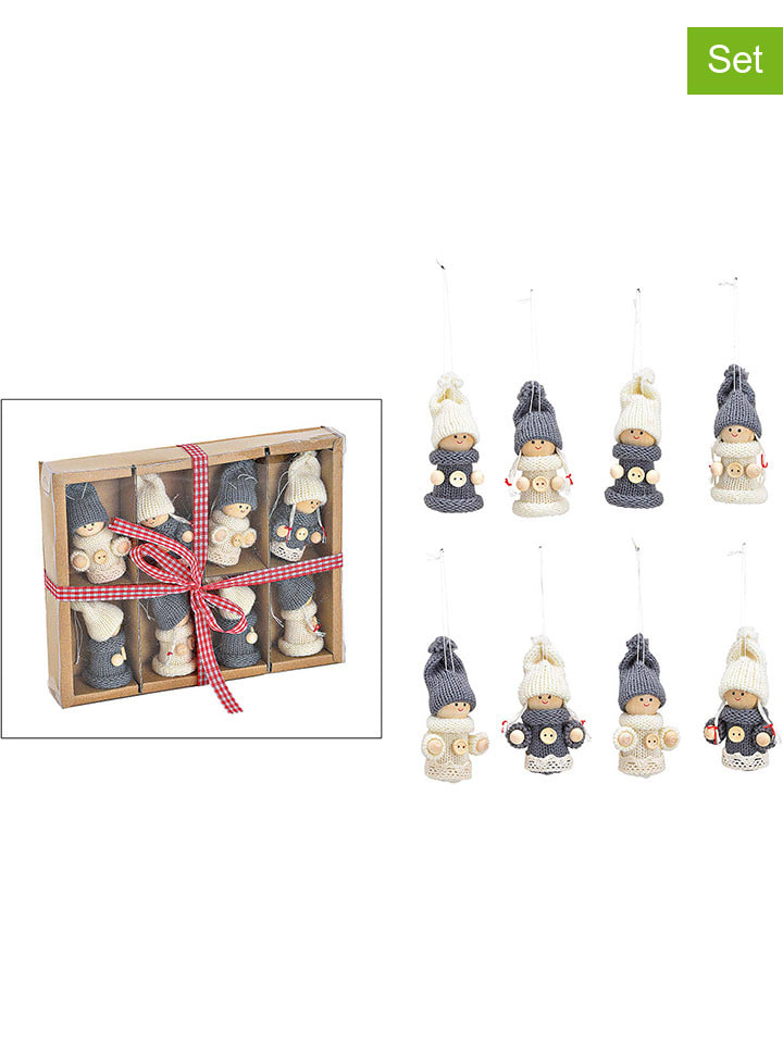 G. Wurm 8er-Set: Weihnachtshänger 
