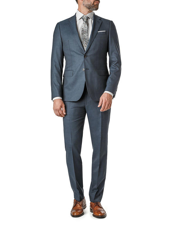 JOOP!, Anzug Herby-Blayr, Slim Fit, Wolle, dunkelblau