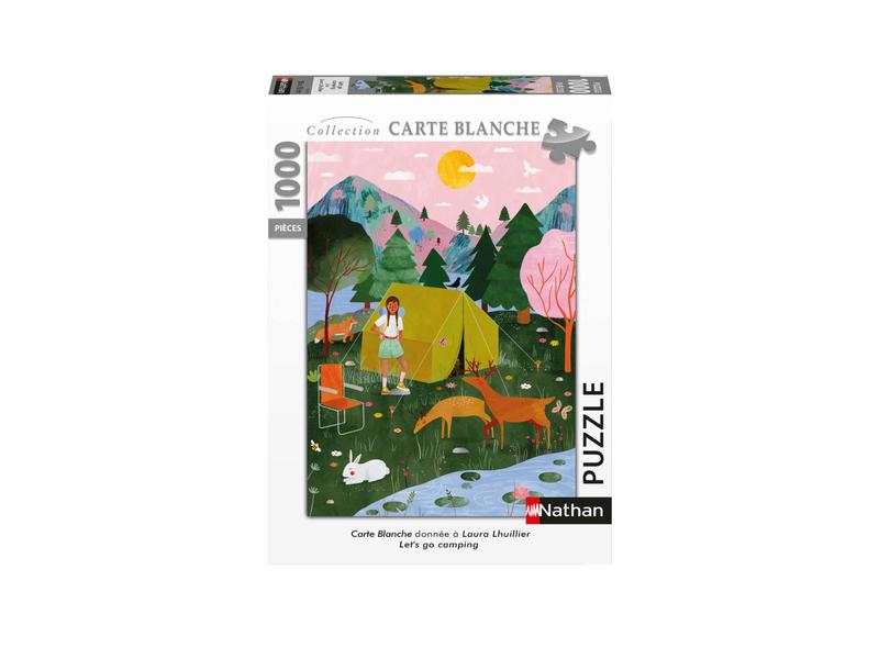 Puzzle 1000 pièces Let's go camping