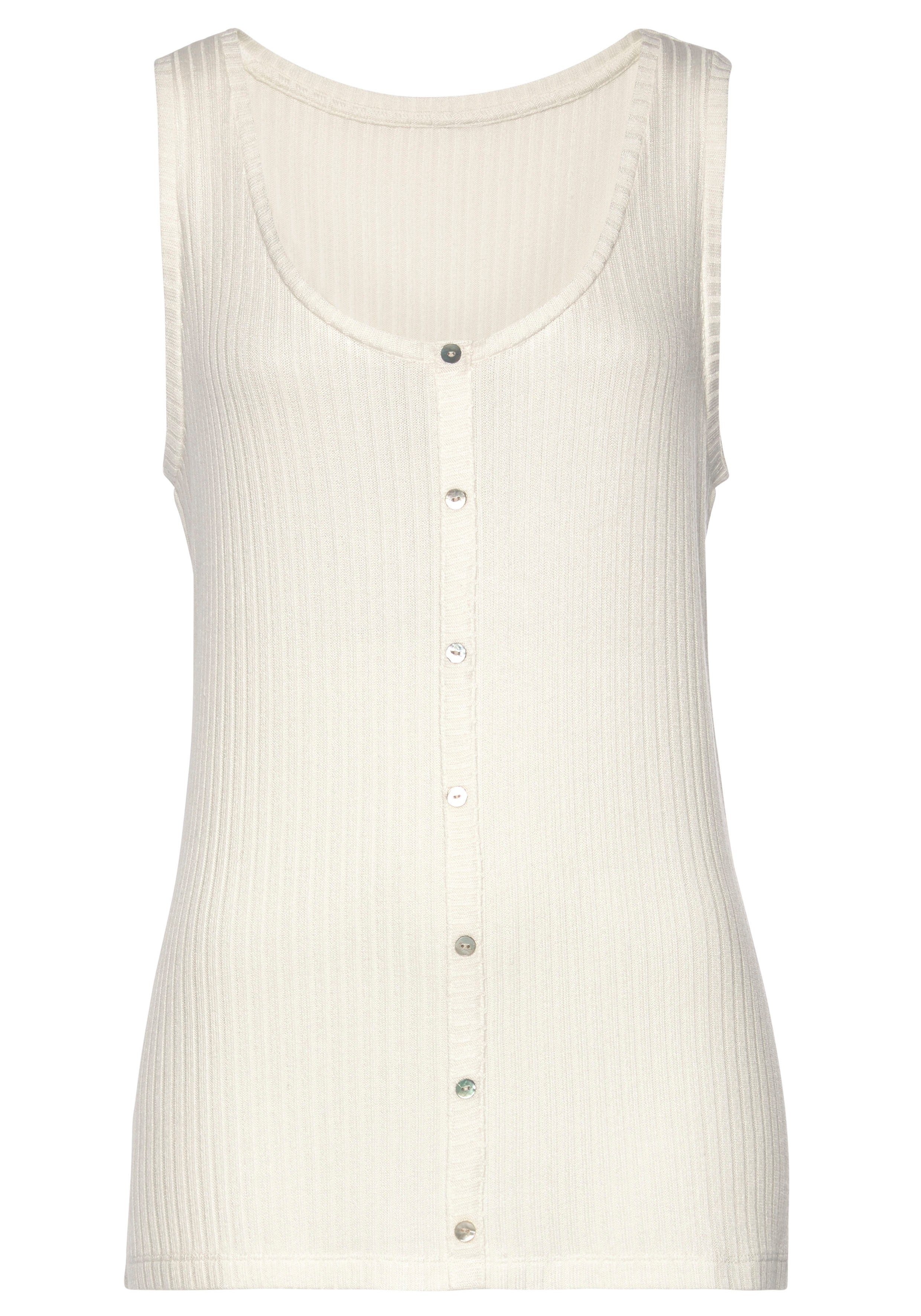 Vivance Ripptanktop aus modischer Ripp-Qualität