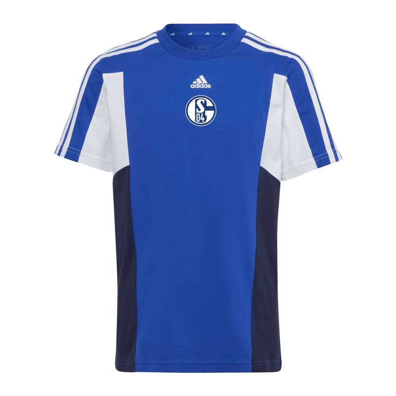 adidas FC Schalke 04 Colorblock T-Shirt Kids Trikot Kinder