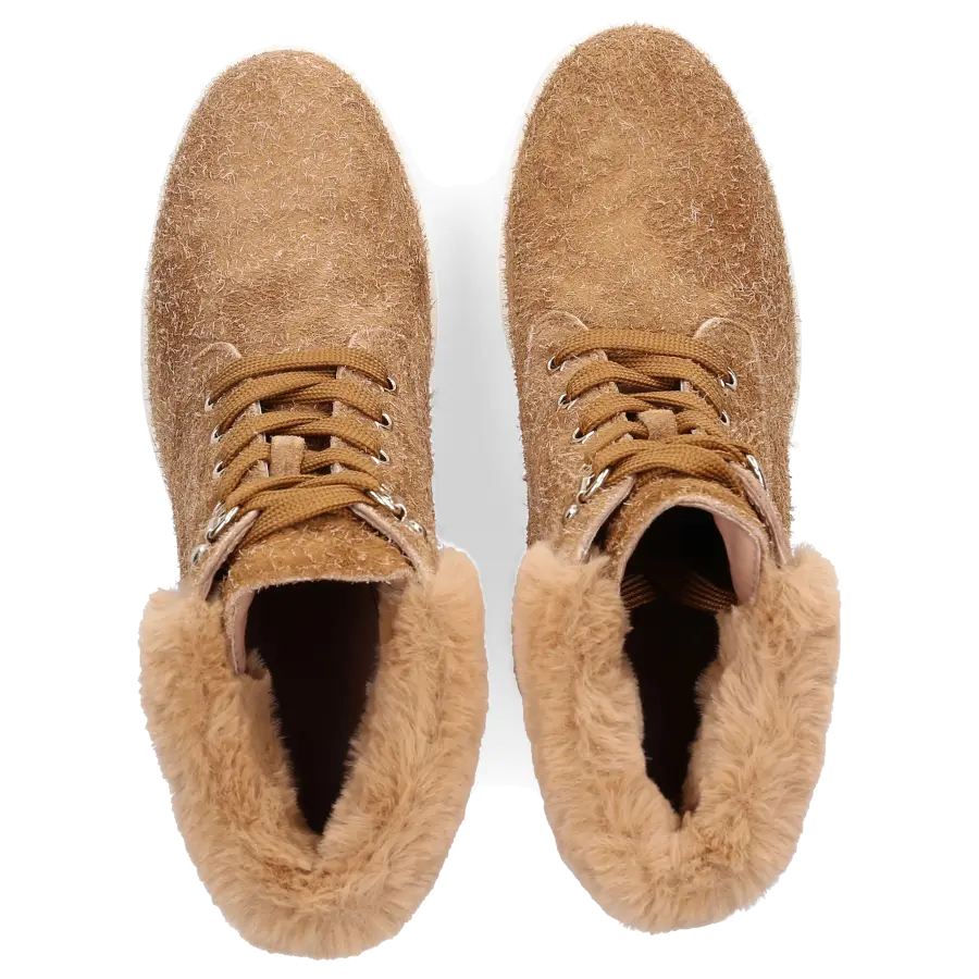 Hogan - Stiefeletten H475 Veloursleder - beige
