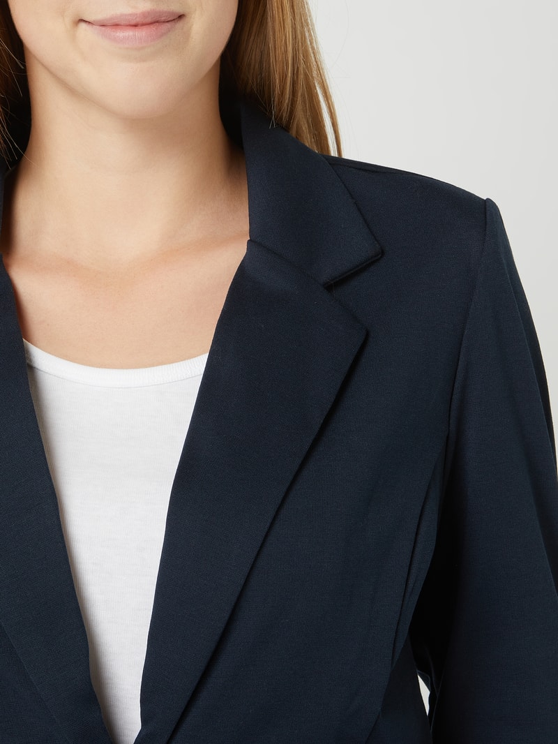 Blazer mit Reverskragen Modell 'Kate' in marineblau