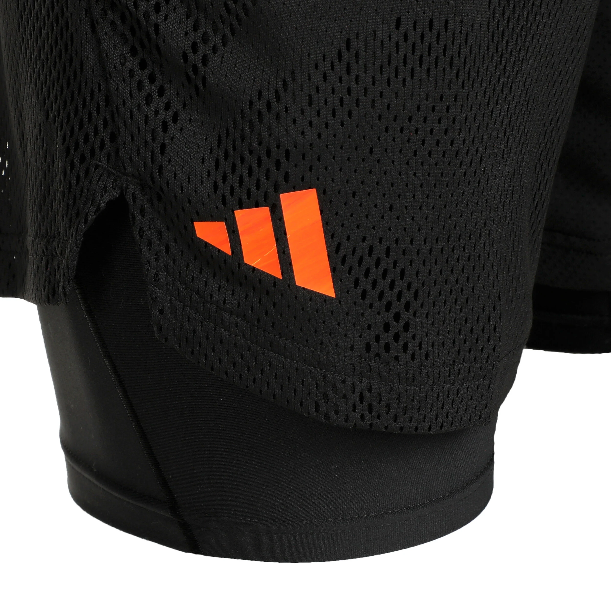 Melbourne Two-in-One 7-inch Shorts Herren - Schwarz