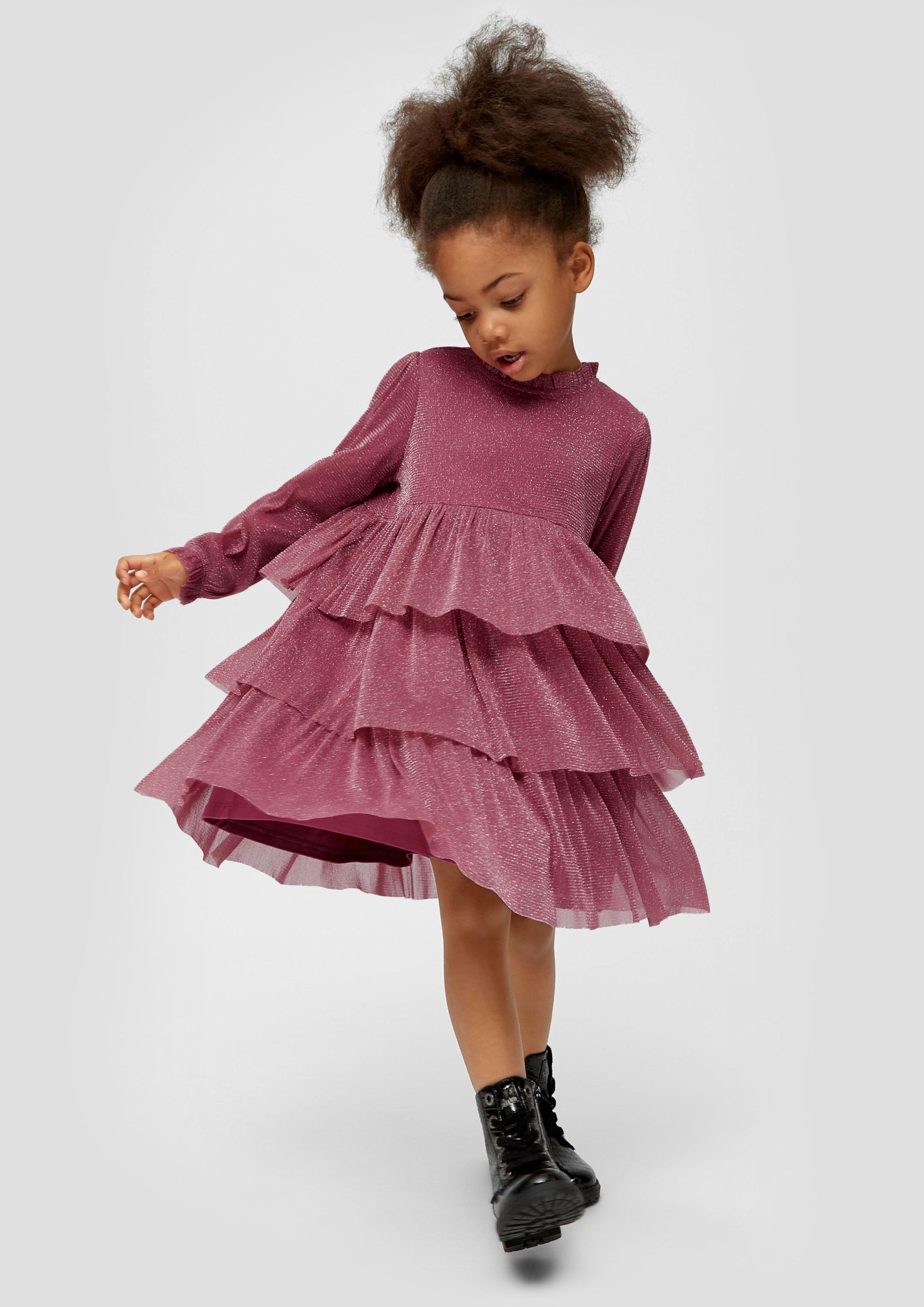 Stufenkleid aus Mesh  2138506-4592