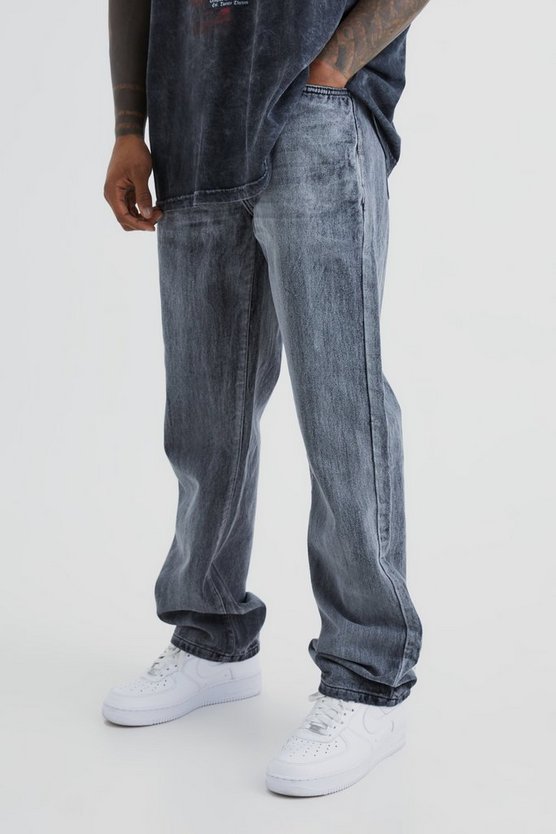 Lockere gebleichte Jeans