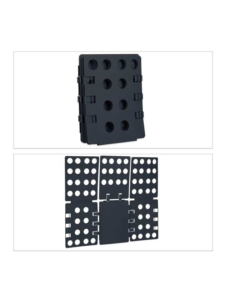 relaxdays Faltbrett in Schwarz günstig kaufen onesize
