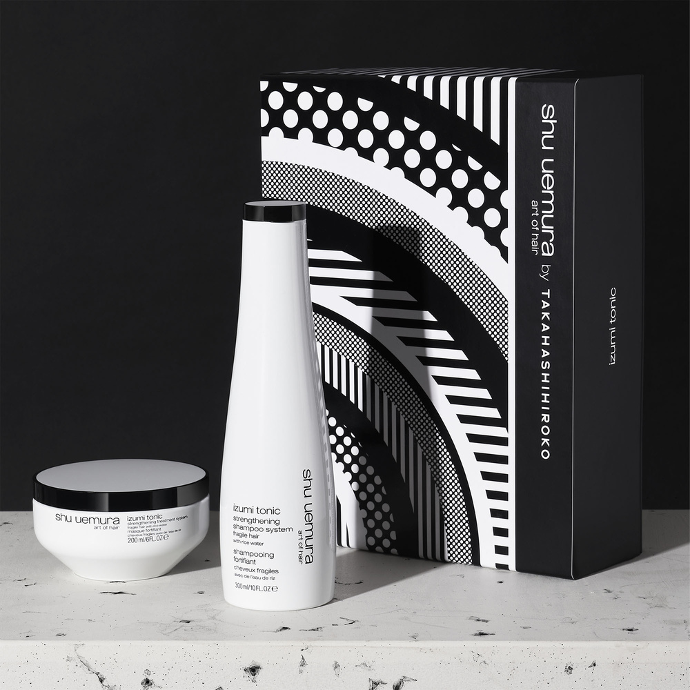 shu uemura art of hair Coffret routine shampoing et soin pour cheveux fragiles shampoing et soin