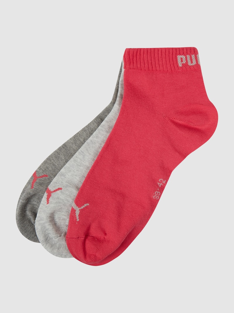 Socken im 3er-Pack in pink