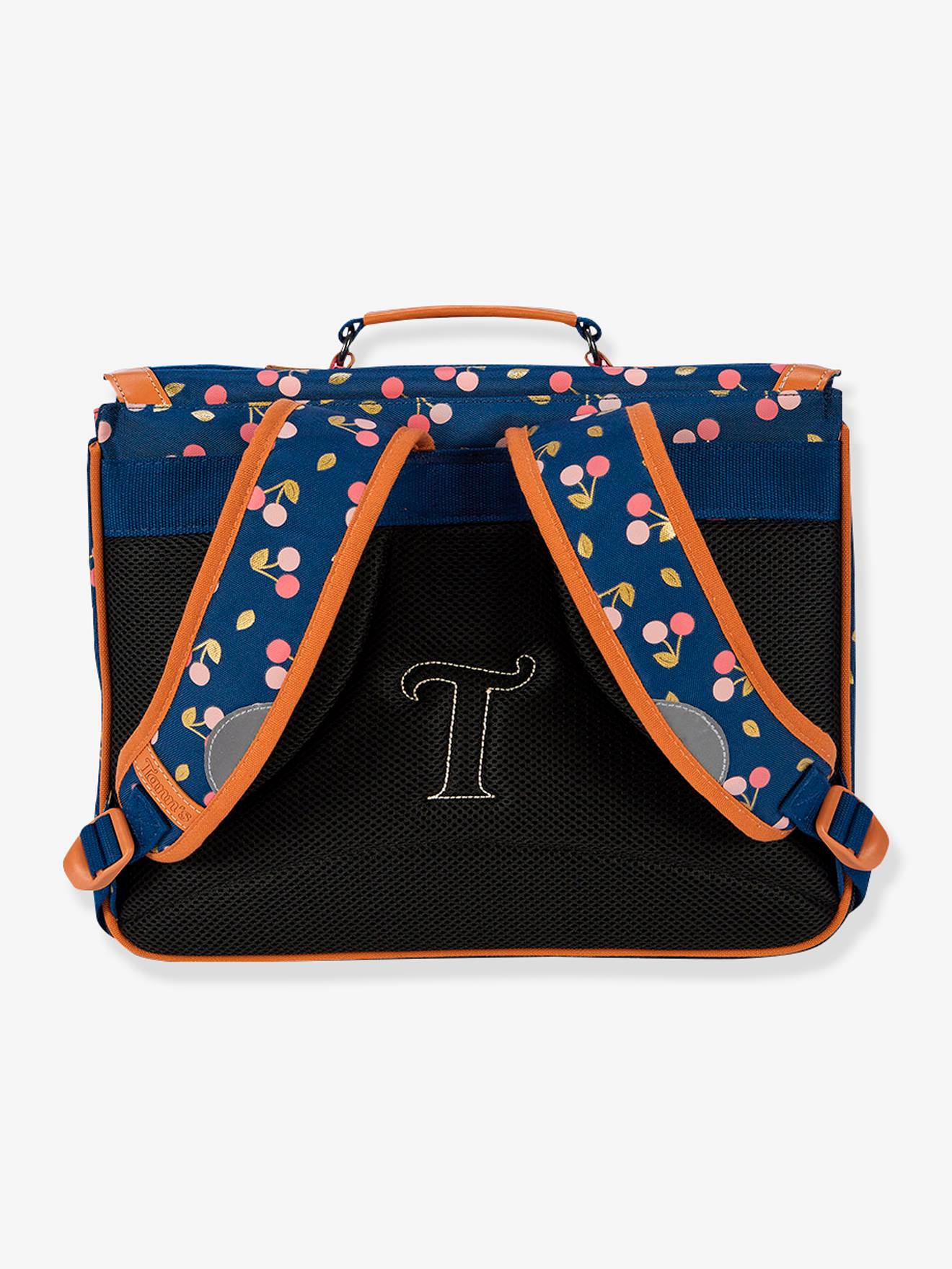 Cartable Alexa TANN'S fille bleu imprimé cerise