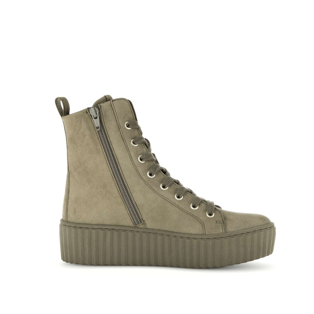 Gabor fashion Schnürstiefelette grün