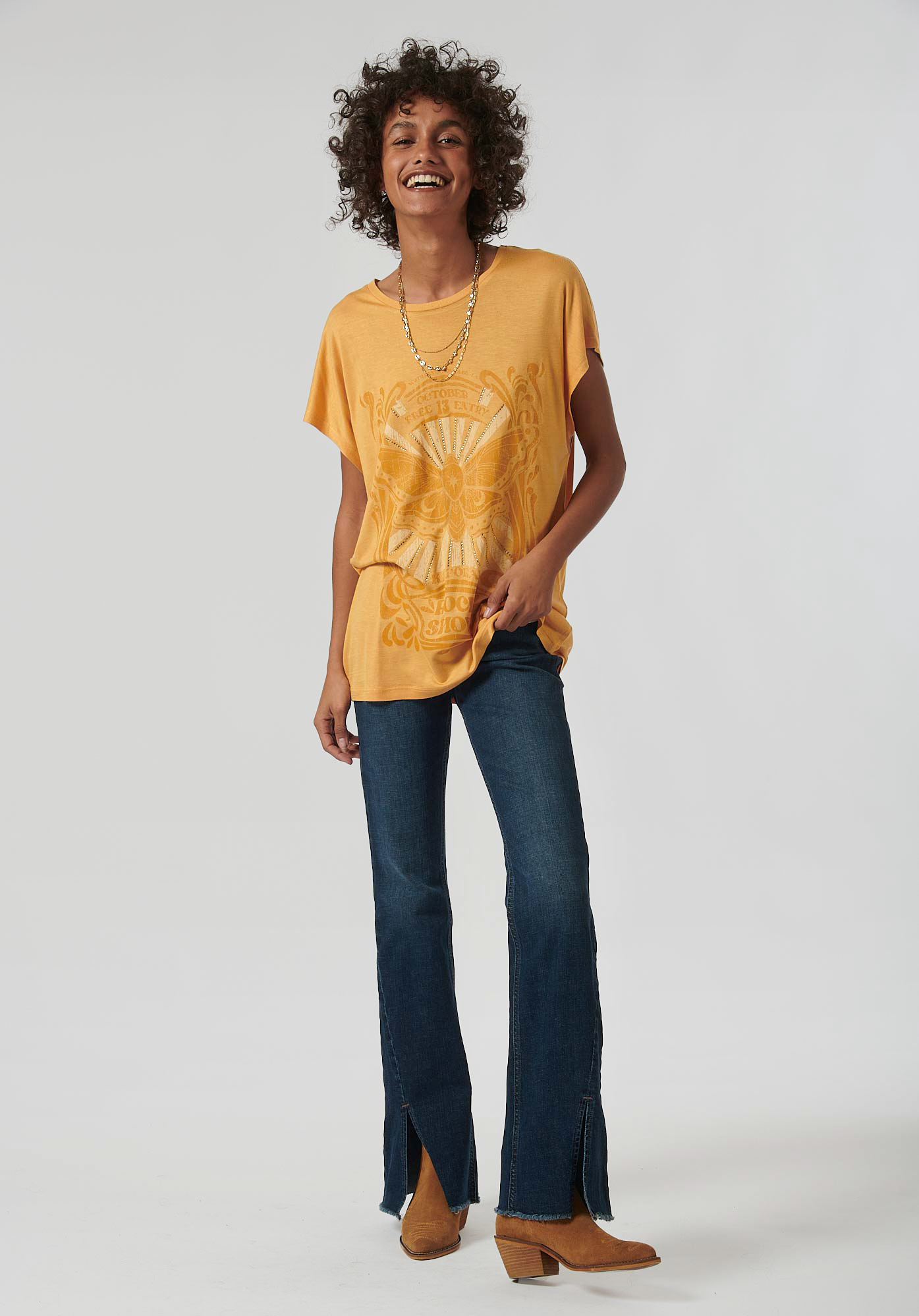 LEYA   T-shirt jaune femme