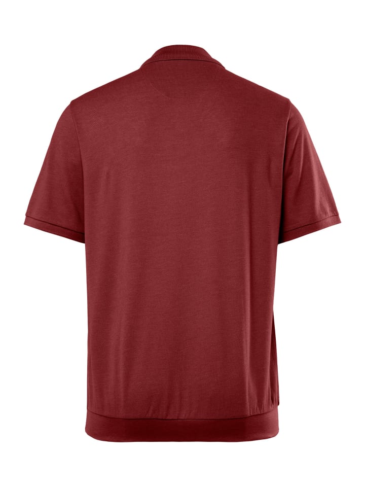 Men Plus Poloshirt in kupfer braun günstig kaufen