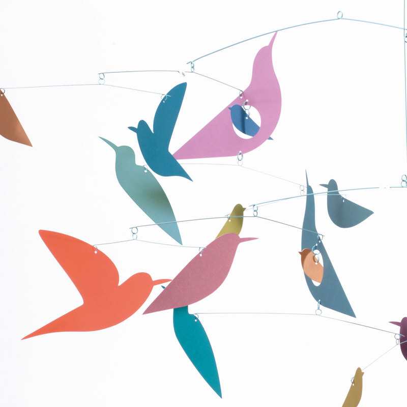 Mobile Oiseaux multicolores Djeco