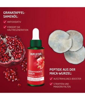 Weleda Granatapfel & Maca-Peptide Straffendes Serum Gesichtsserum-30 ml