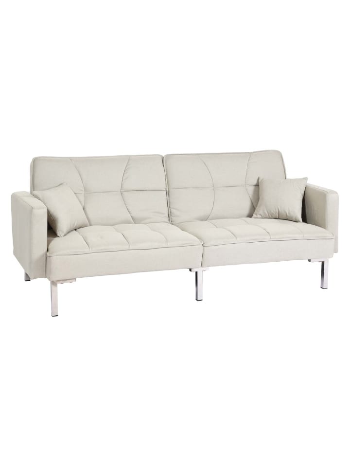MCW Schlafsofa K65, Stoff/Textil creme-beige günstig kaufen onesize