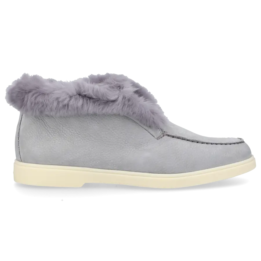 Santoni - Stiefeletten DESERT BOOT Nubukleder - grau
