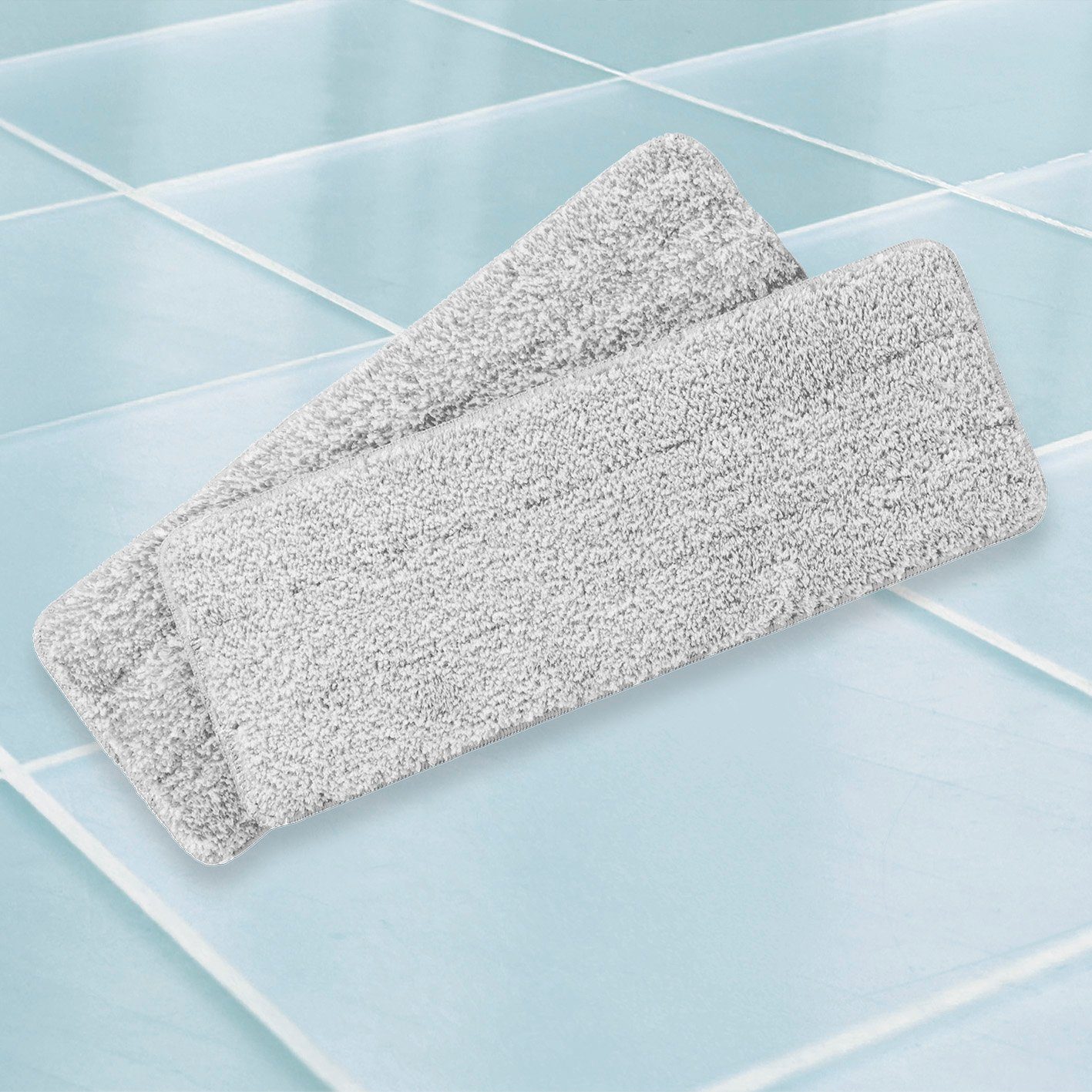 CLEANmaxx Wischmopp, Ersatz-Wischtuch 2er-Set