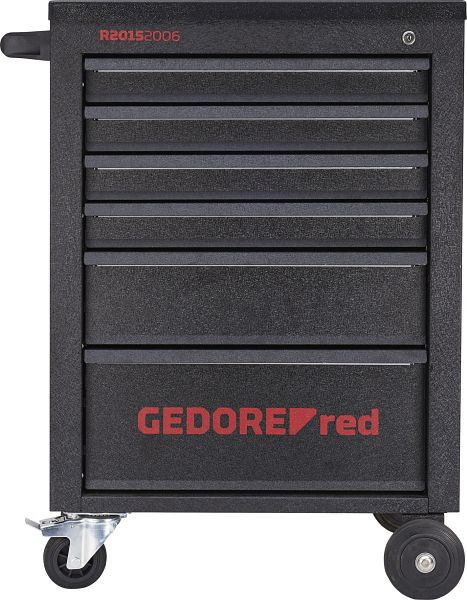Gedore RED 3300031 R21560005 Verktøyvogn for mekaniske verktøy, fylt, 129 deler