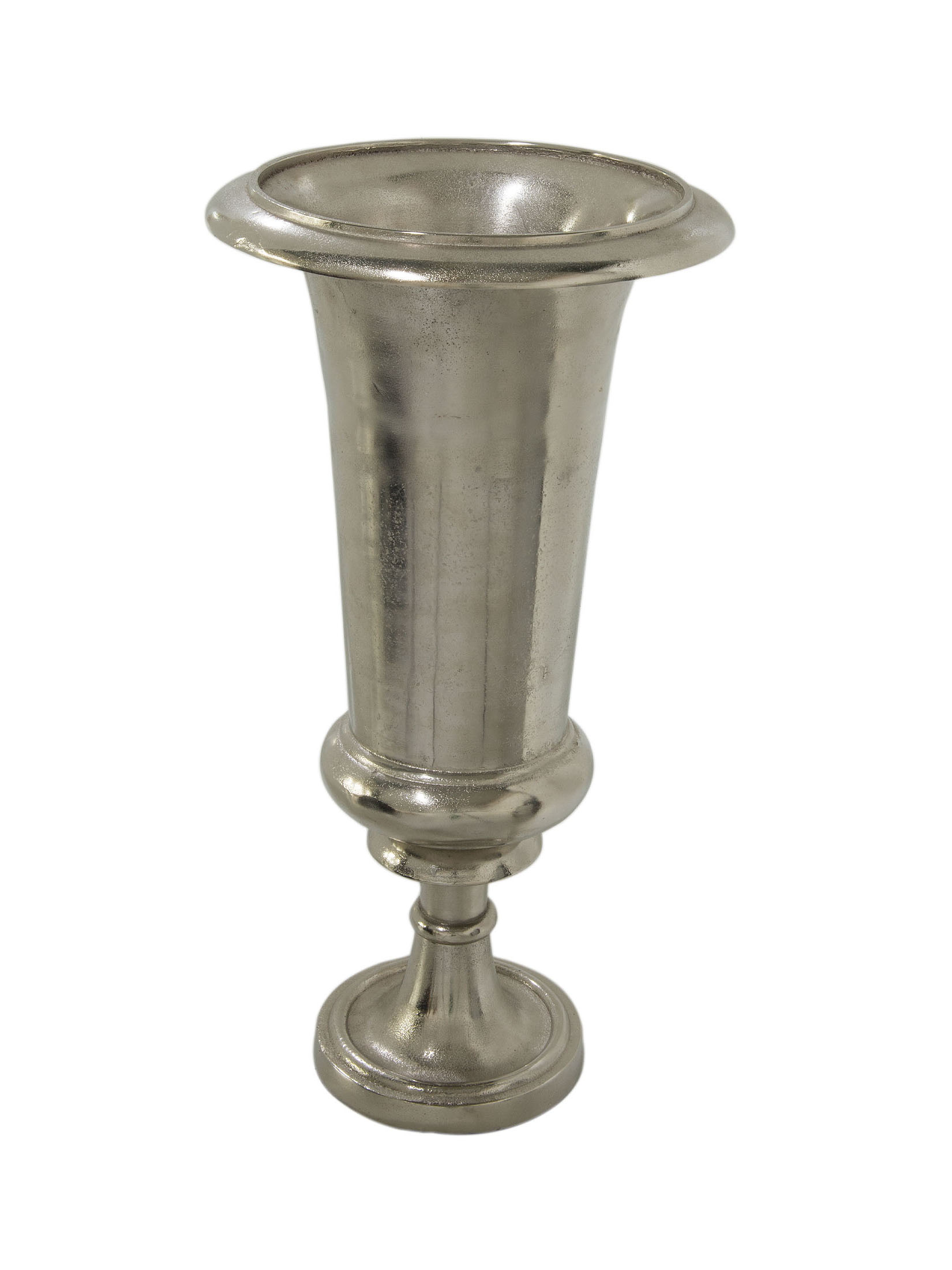 Barock Deko-Vase, Silber
