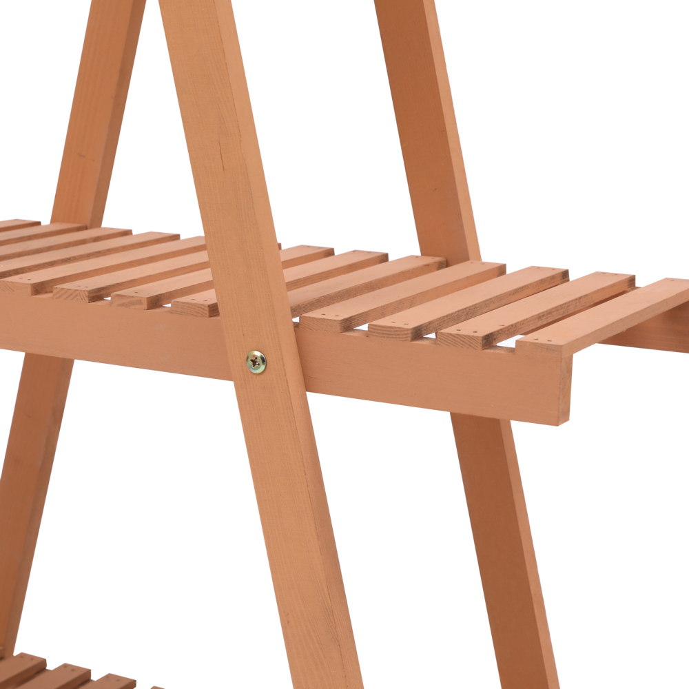 Happy Home Happy Home Pflanzenregal aus Holz WPS02-HOL Holz