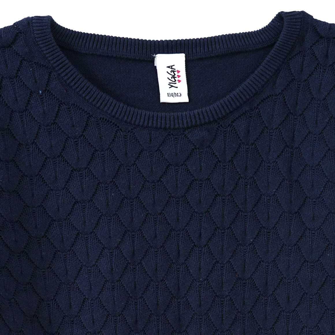 Mädchen Strickkleid mit Struktur