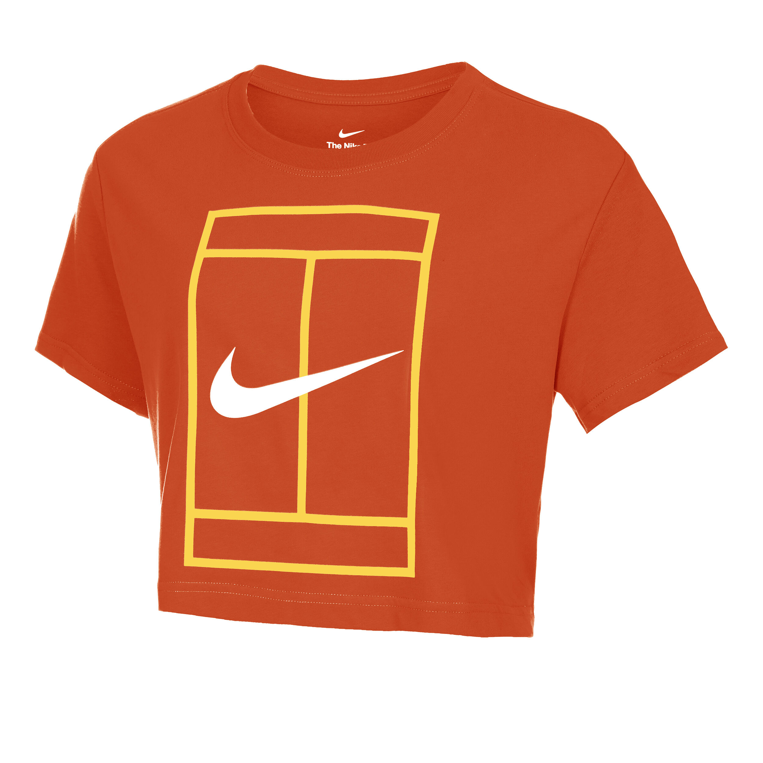 Dri-Fit Heritage Crop T-Shirt Damen - Rost