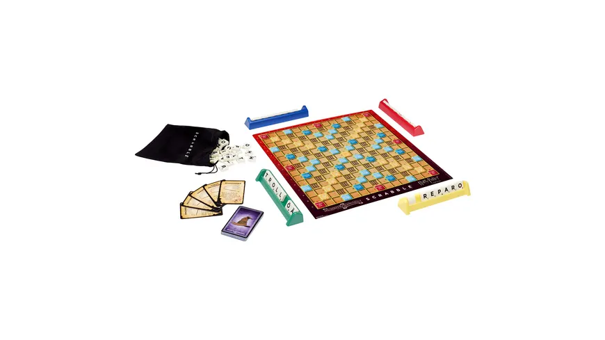 Mattel Games Scrabble Harry Potter, Gesellschaftsspiel, Brettspiel, Familienspiel