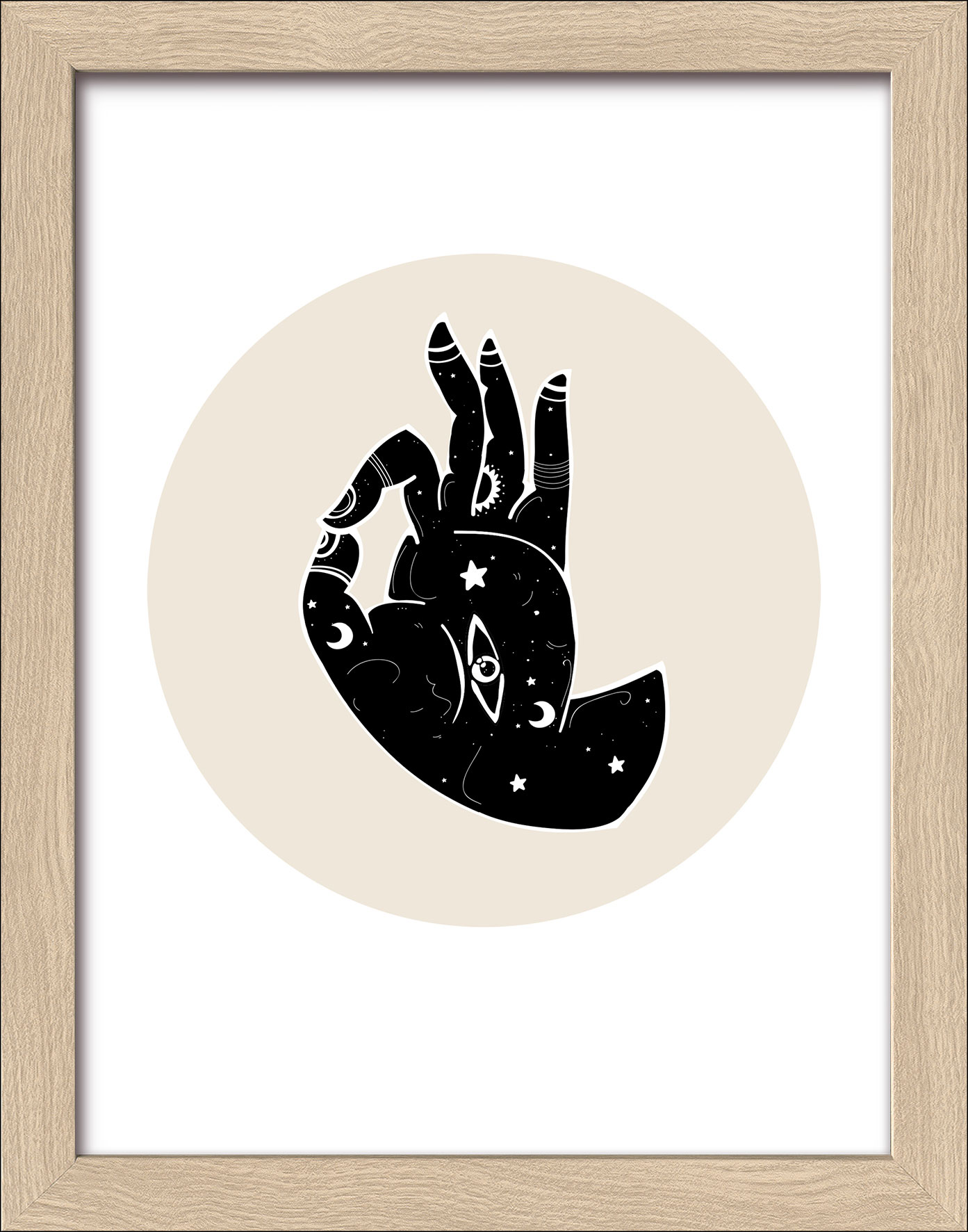 Pro ArtKunstdruck gerahmt 19x24cm