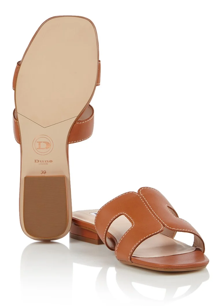 Papuci din piele Dune London Loupe