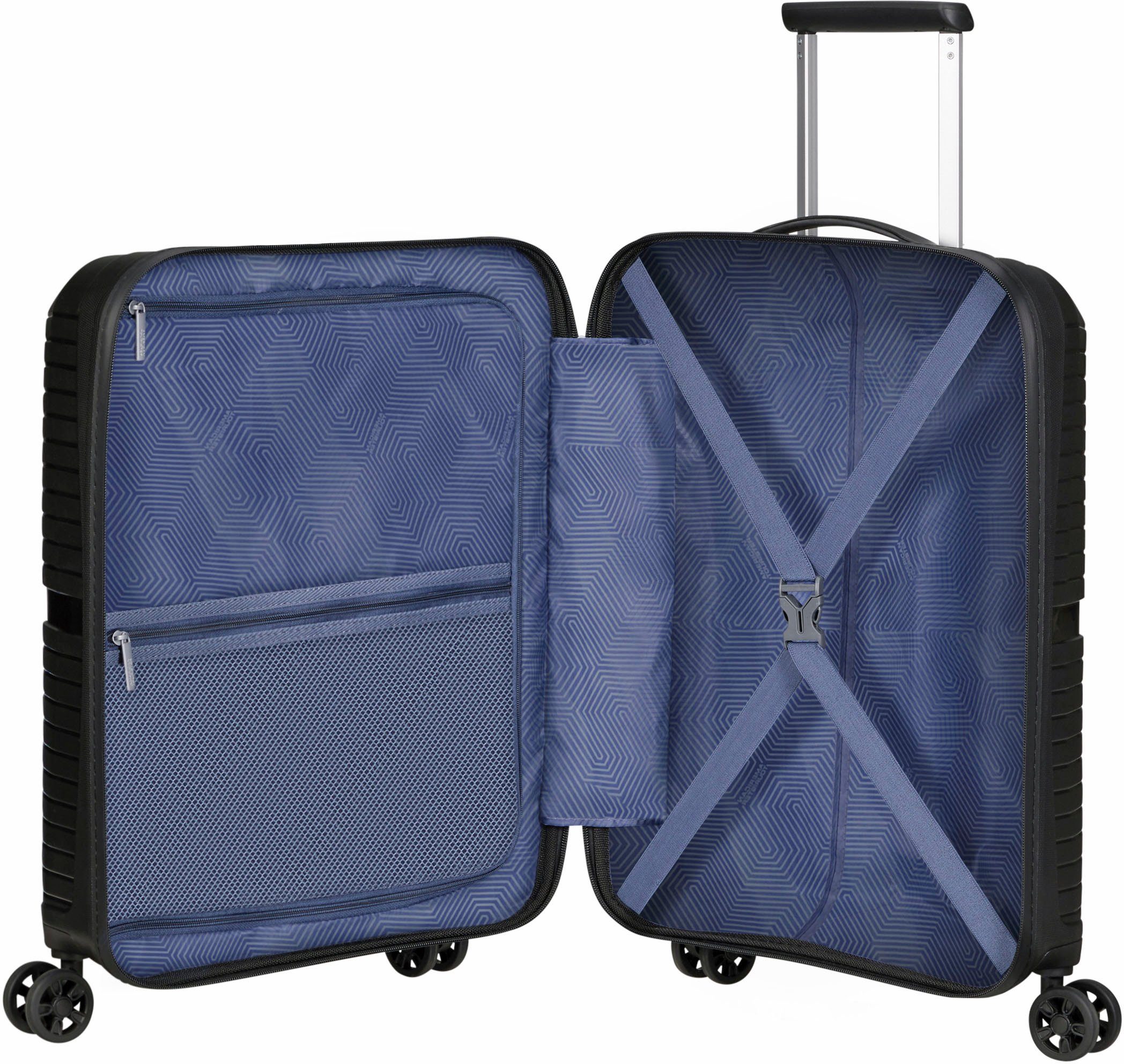 American Tourister® Hartschalen-Trolley Airconic, 55 cm (20 cm), 4 Rollen, mit 15,6-Zoll Laptopfach, Tabletfach und USB-Schleuse