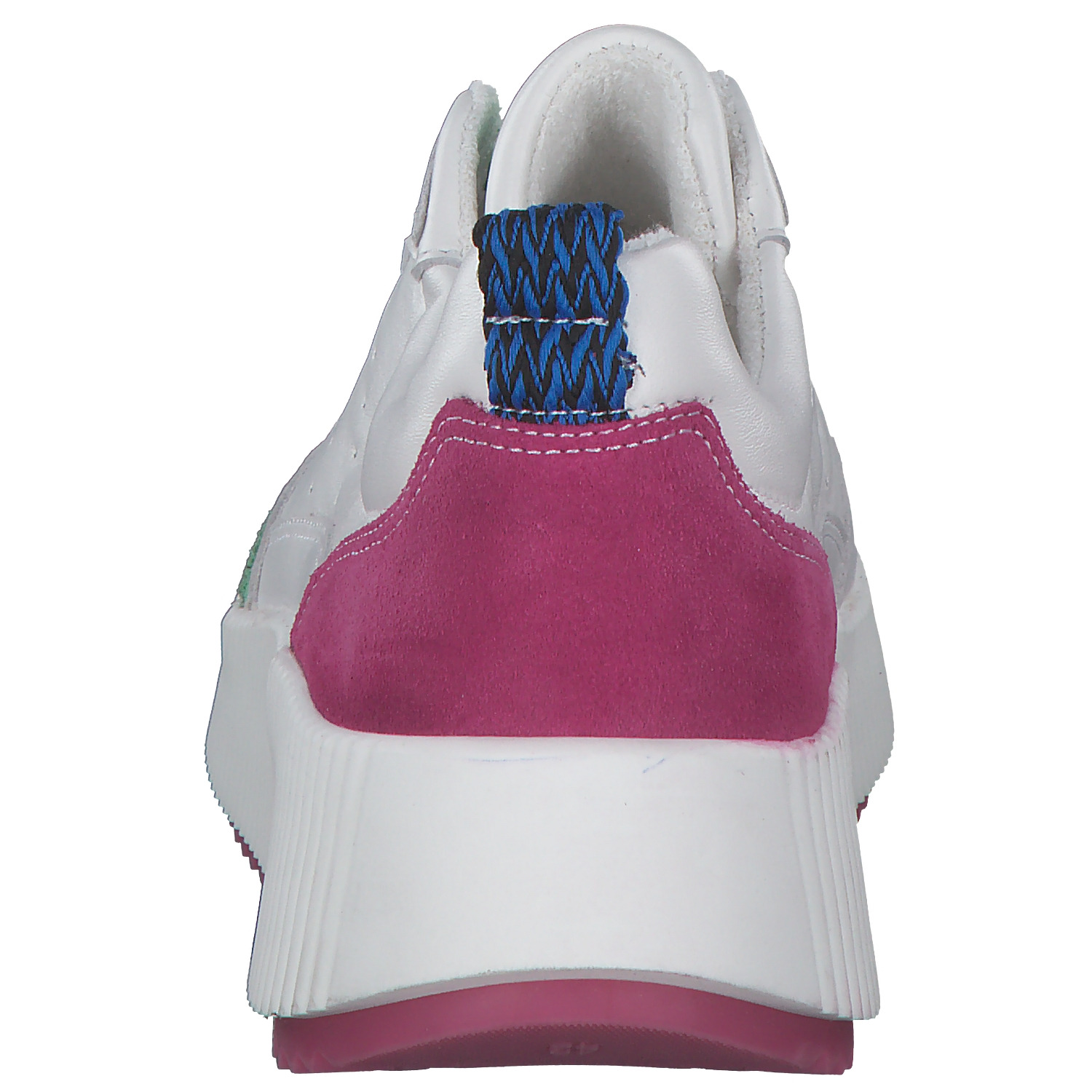 Palado PA 0035, Schnürschuhe, Damen, Weiß/Grün/Pink