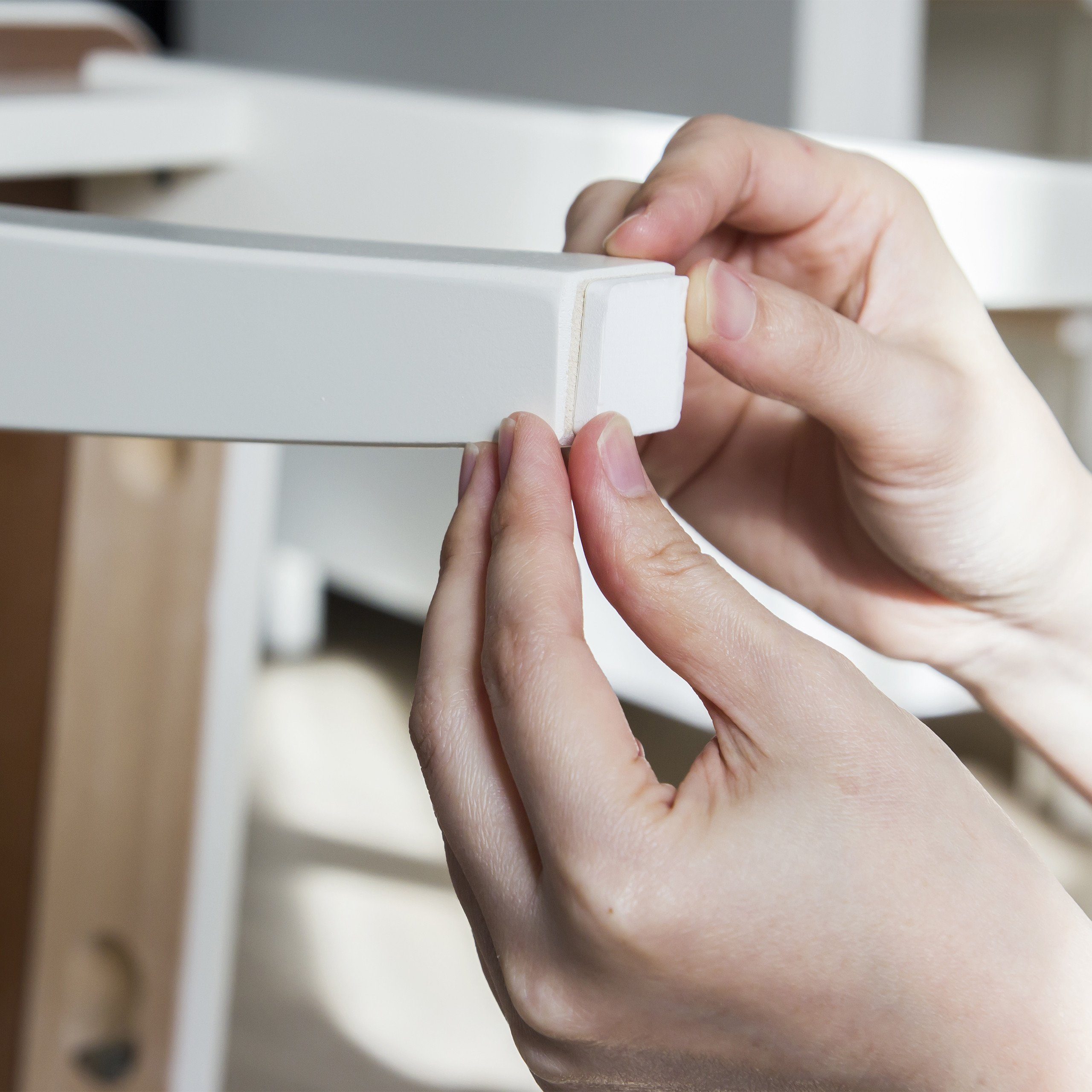 relaxdays Möbelfuß 240 x Filzgleiter schwarz