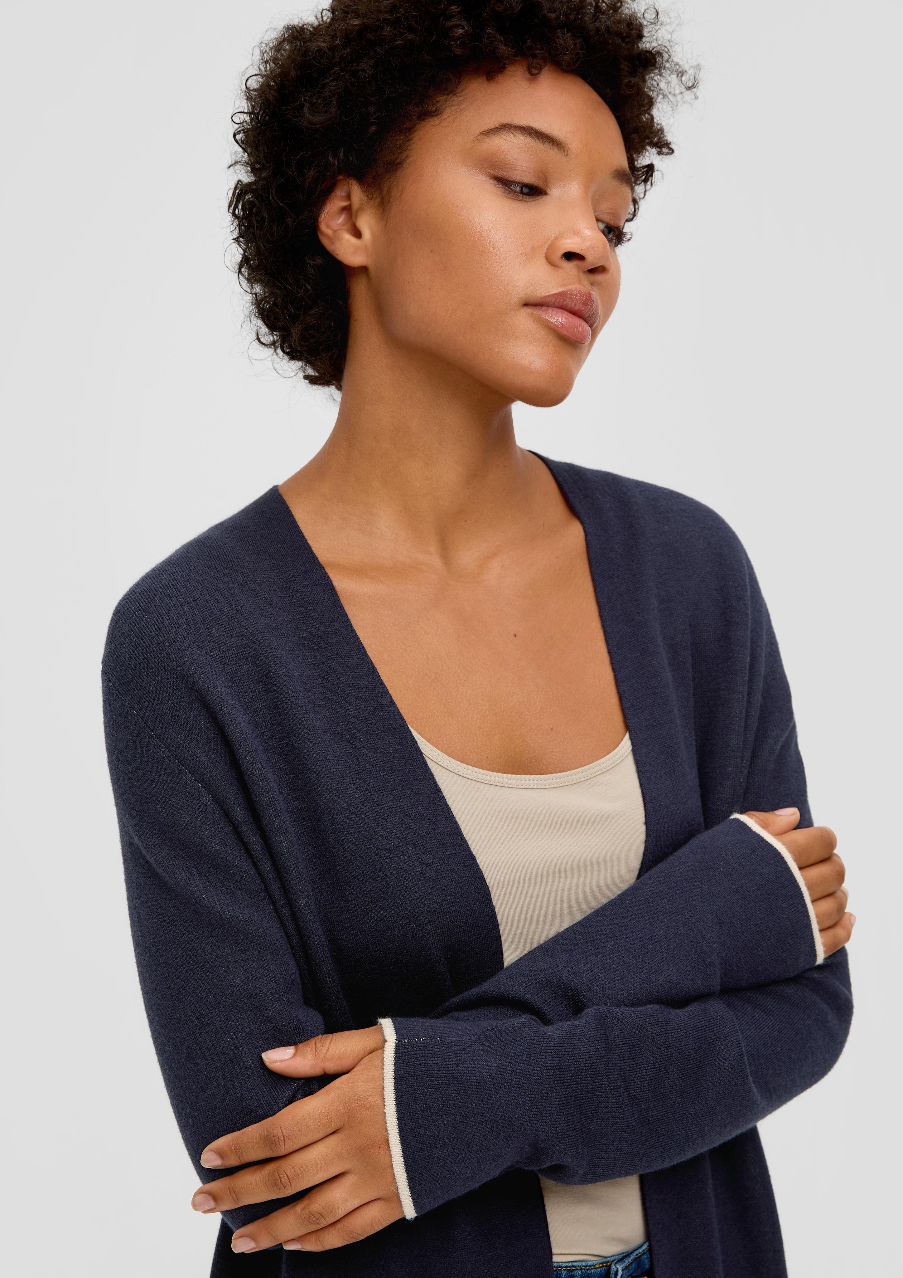 Long-Cardigan in Doubleface-Qualität  2138536-5959