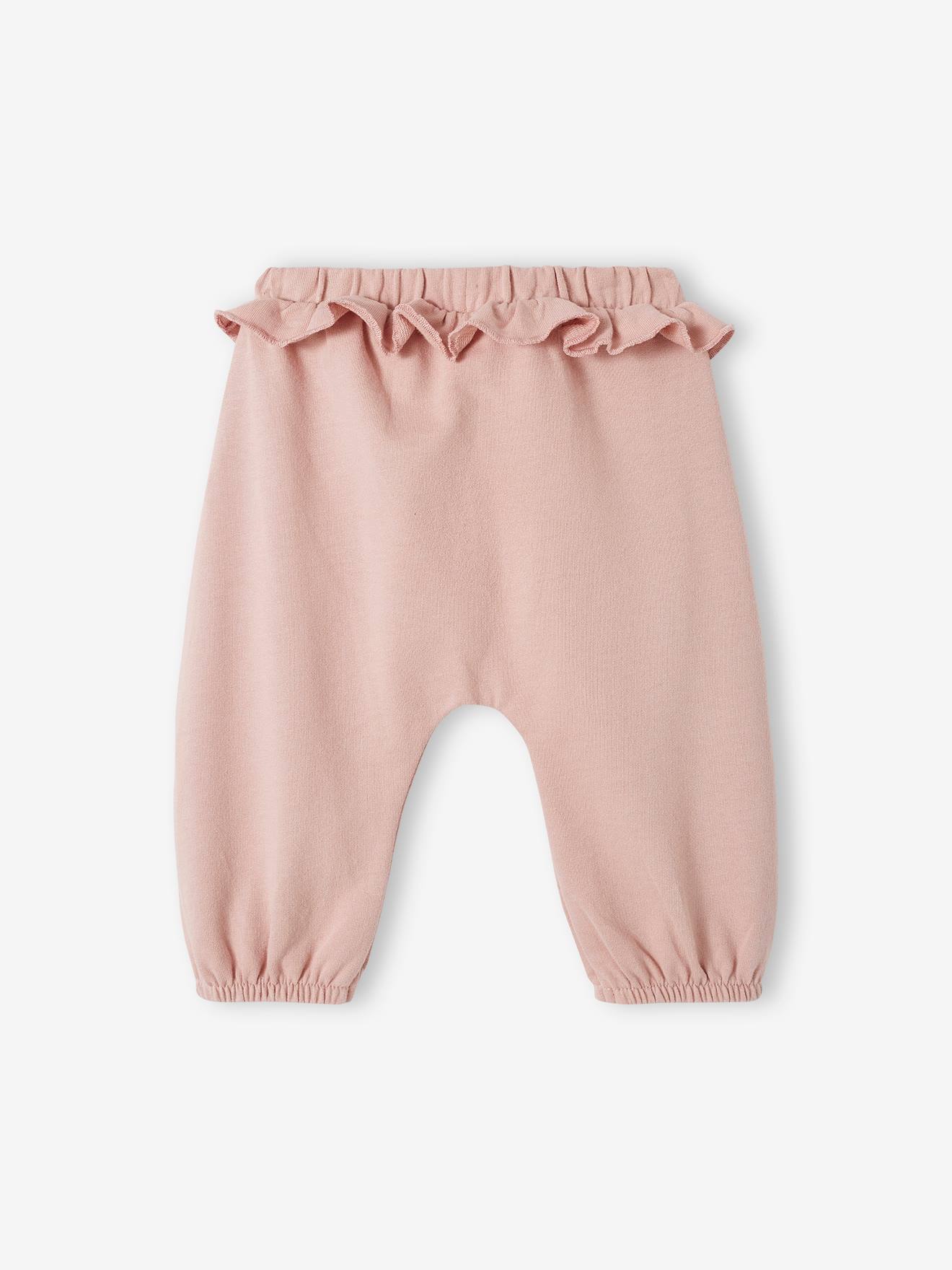 Vertbaudet Weite Baby Sweathose Oeko-Tex - malve