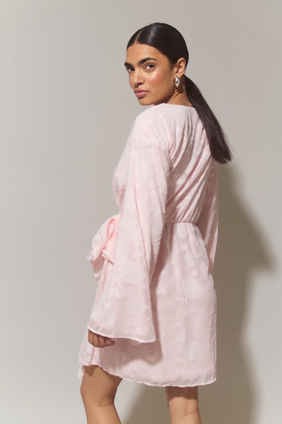 Floral wrap dress