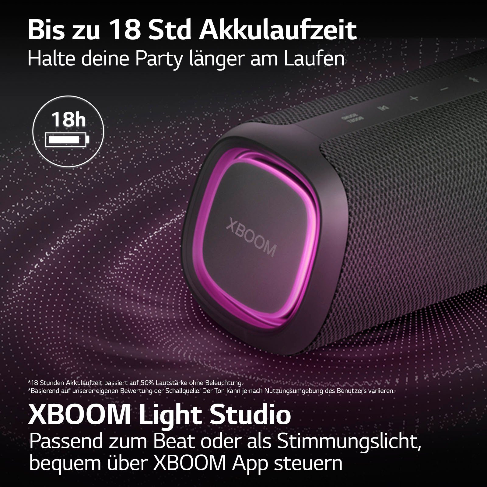 LG XBOOM Go DXG5 1.0 Lautsprecher (Bluetooth, 20 W)
